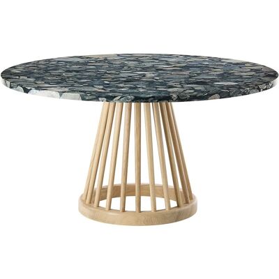 Tom Dixon - Fan - Ø90cm - Eiche natur - Side table Tom Dixon - Fan - Ø90cm - Eiche natur - Side table