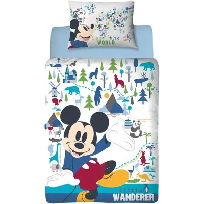 Mickey Mouse Wanderer Junior Duvet Cover & Pillow Set - Bedding Mickey Mouse Wanderer Junior Duvet Cover & Pillow Set - Bedding
