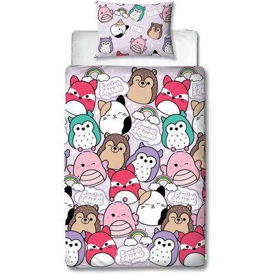 Squishmallows Klar Enkelsängs Sett - Sängkläder Squishmallows Klar Enkelsängs Sett - Sängkläder