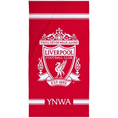 Liverpool FC Du wirst niemals alleine gehen Handtuch aus 100 % Baumwolle Liverpool FC Du wirst niemals alleine gehen Handtuch aus 100 % Baumwolle