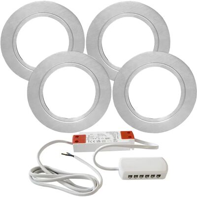 Loops Chrome 4x LED Kitchen Light Kit - Natural White Loops Chrome 4x LED Kitchen Light Kit - Natural White