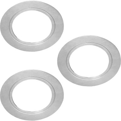 Loops Brushed Nickel 3-Light LED Under Cabinet Kitchen Light - Warm White Loops Brushed Nickel 3-Light LED Under Cabinet Kitchen Light - Warm White