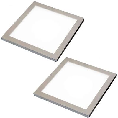 Loops 2x Nickel brossé Cuisine sous meuble - LED blanc chaud - Publicité Loops 2x Nickel brossé Cuisine sous meuble - LED blanc chaud - Publicité
