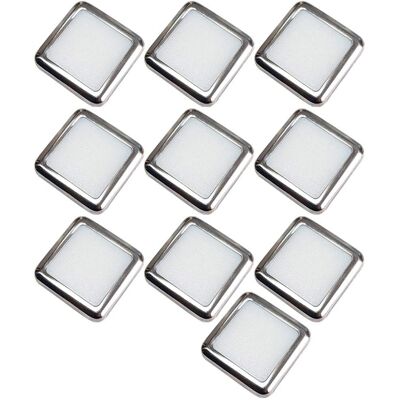 Loops Square LED Plinth Light Kit 10 Natural White - LED Plinth Light Kit Loops Square LED Plinth Light Kit 10 Natural White - LED Plinth Light Kit