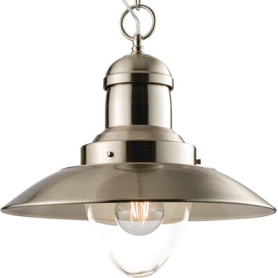Loops - Hanging - Satin Nickel - Glass - Pendant Light Loops - Hanging - Satin Nickel - Glass - Pendant Light
