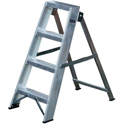 Loops 4 Tread Aluminium Swingback Step Ladder - Step Ladder Loops 4 Tread Aluminium Swingback Step Ladder - Step Ladder