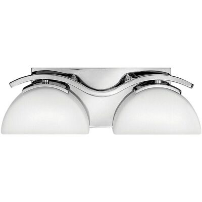 UnknownBrand - Twin IP44 - Etched Opal Glass - Wall Light UnknownBrand - Twin IP44 - Etched Opal Glass - Wall Light