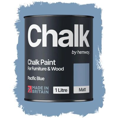 Hemway - Pacific Blue Chalk Paint - Matte - Low VOC - Paint Hemway - Pacific Blue Chalk Paint - Matte - Low VOC - Paint