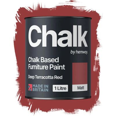Hemway - Deep Terracotta Red - Chalk Based Furniture Paint Hemway - Deep Terracotta Red - Chalk Based Furniture Paint