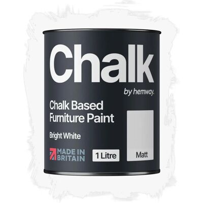 Hemway - Bright White Chalk - Chalk Paint - Paint Hemway - Bright White Chalk - Chalk Paint - Paint