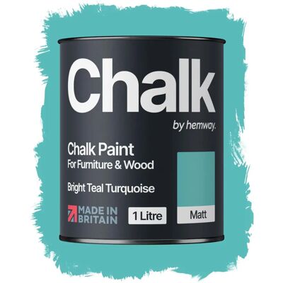 Hemway - Bright Teal Turquoise - Chalk Paint - Paint Hemway - Bright Teal Turquoise - Chalk Paint - Paint