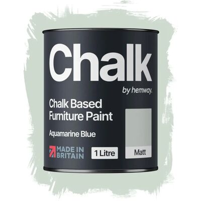 Hemway - Aquamarine Blue Chalk Based Furniture Paint Hemway - Aquamarine Blue Chalk Based Furniture Paint