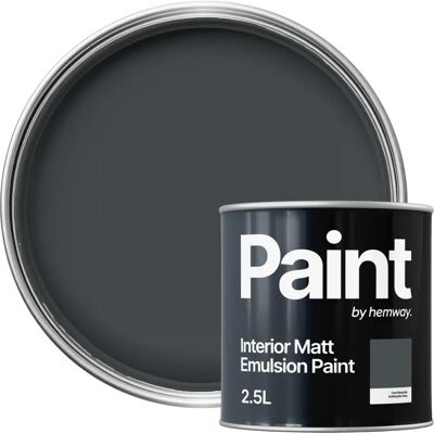 Hemway Exterior Paint Matt Acrylic Anthracite Grey Eco Friendly Wood & Masonry - Paint Hemway Exterior Paint Matt Acrylic Anthracite Grey Eco Friendly Wood & Masonry - Paint