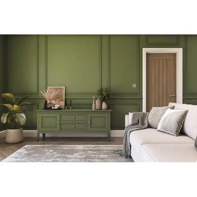 Hemway - Dark Moss Green Interior Eco Paint - Dark Moss Green - Matte - Paint Hemway - Dark Moss Green Interior Eco Paint - Dark Moss Green - Matte - Paint