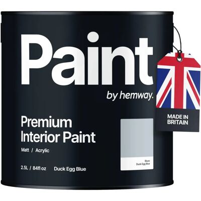 Hemway Duck Egg Blue Eco Paint - Exterior & Interior Hemway Duck Egg Blue Eco Paint - Exterior & Interior
