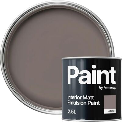 Hemway - Mushroom Brown - Interior Paint - Matte - Paint Hemway - Mushroom Brown - Interior Paint - Matte - Paint