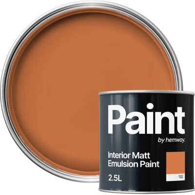 Hemway - Orange Interior - Acrylic - Water-Based - Paint Hemway - Orange Interior - Acrylic - Water-Based - Paint