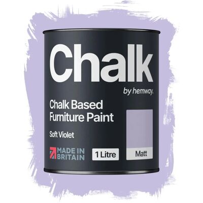 Hemway - Chalk Based Furniture Paint - Soft Violet - Paint Hemway - Chalk Based Furniture Paint - Soft Violet - Paint