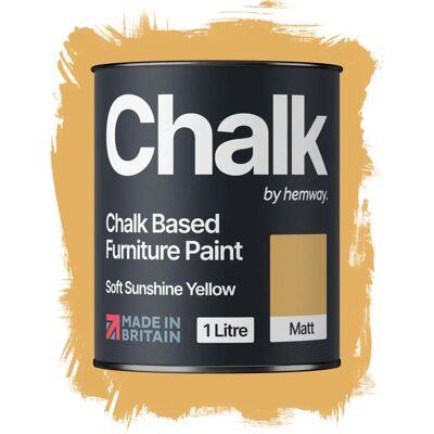 Hemway - Soft Sunshine Yellow Chalk Based - Matte - Paint Hemway - Soft Sunshine Yellow Chalk Based - Matte - Paint