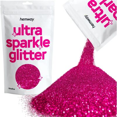 Hemway - Dark Rose Pink Glitter - Ultra Sparkle - Glitter Hemway - Dark Rose Pink Glitter - Ultra Sparkle - Glitter