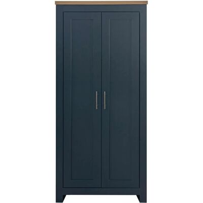 Birlea Highgate Navy Blue & Oak 2 Door Wardrobe - Wardrobe Birlea Highgate Navy Blue & Oak 2 Door Wardrobe - Wardrobe