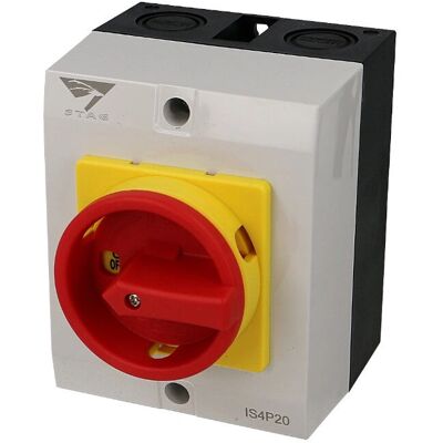 Interrupteur rotatif 4 pôles Stag - Isolator Switch - Publicité Interrupteur rotatif 4 pôles Stag - Isolator Switch - Publicité