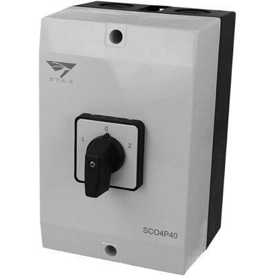 Interrupteur Sélecteur de Source d'Alimentation IMO - 40A IP65 - Mono/Triphase - Publicité Interrupteur Sélecteur de Source d'Alimentation IMO - 40A IP65 - Mono/Triphase - Publicité