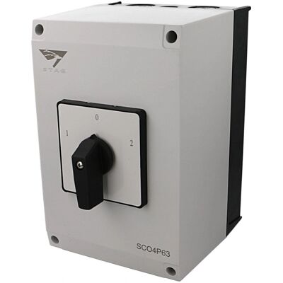 IMO - SCO4P63 - 63A - IP65 - Inverseur de source - Publicité IMO - SCO4P63 - 63A - IP65 - Inverseur de source - Publicité