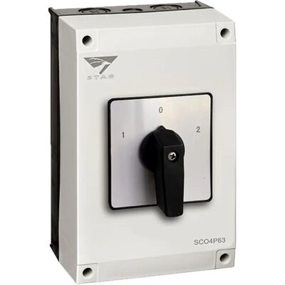 IMO - SCO4P63 - 63A - IP65 - Inverseur de source - Publicité IMO - SCO4P63 - 63A - IP65 - Inverseur de source - Publicité