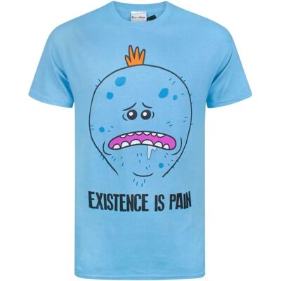 Rick & Morty Blue Mr Meeseeks Short Sleeve T-Shirt - T-Shirt Rick & Morty Blue Mr Meeseeks Short Sleeve T-Shirt - T-Shirt