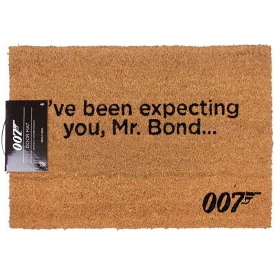 James Bond - I've Been Expecting You Mr Bond - Brown - Door Mat James Bond - I've Been Expecting You Mr Bond - Brown - Door Mat