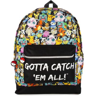 Pokemon Backpack Kids - Adjustable Straps - Game Merchandise Pokemon Backpack Kids - Adjustable Straps - Game Merchandise