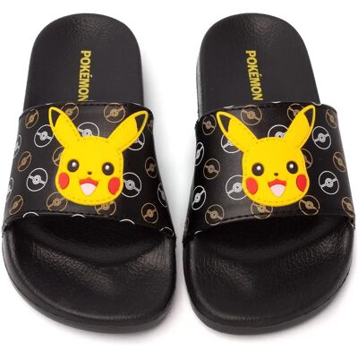 Vanilla Underground Pikachu Sliders - Boys Black - Sliders Vanilla Underground Pikachu Sliders - Boys Black - Sliders