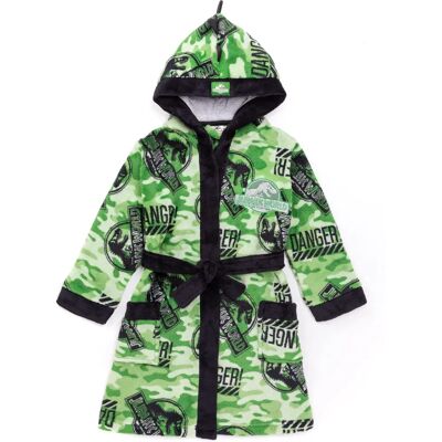 Jurassic World Jungen grüner Camo Modell - Bademantel Jurassic World Jungen grüner Camo Modell - Bademantel