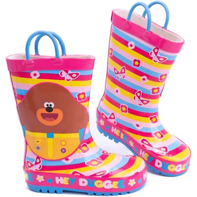 Hey Duggee Kids Pink Wellington Boots - Child, Model 10 UK Hey Duggee Kids Pink Wellington Boots - Child, Model 10 UK