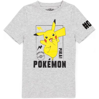 Vanilla Underground Pokémon Pikachu Kids T-Shirt - Grey - Pokémon Vanilla Underground Pokémon Pikachu Kids T-Shirt - Grey - Pokémon