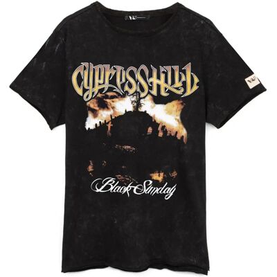 Cypress Hill T-Shirt avec Couverture d'Album Noire Small - Publicité Cypress Hill T-Shirt avec Couverture d'Album Noire Small - Publicité