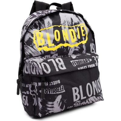 Blondie Unisex Backpack Black Logo - One Size Blondie Unisex Backpack Black Logo - One Size
