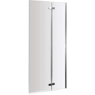 Balterley - Centre Hinged Bath Screen - Chrome - Shower Bath Screen Balterley - Centre Hinged Bath Screen - Chrome - Shower Bath Screen