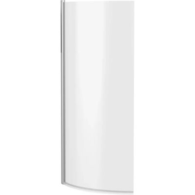 Balterley Chrome Curved P-Shaped Shower Bath Screen - 1430 x 720mm Balterley Chrome Curved P-Shaped Shower Bath Screen - 1430 x 720mm