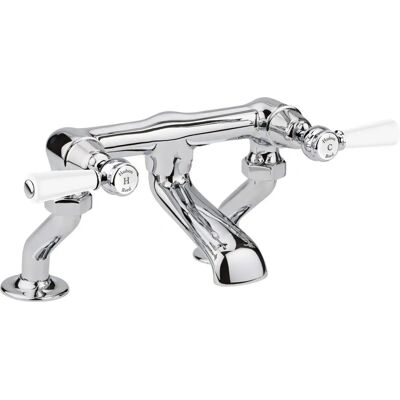 Hudson Reed White Topaz Lever Bath Filler - Bathroom Hudson Reed White Topaz Lever Bath Filler - Bathroom