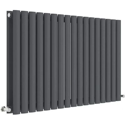 Nuie Horizontal Designer Radiator - Anthracite Grey - 600x992mm - Heating Rad Nuie Horizontal Designer Radiator - Anthracite Grey - 600x992mm - Heating Rad