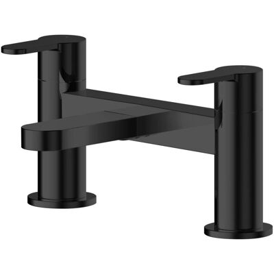 Nuie Arvan Deck Mounted Bath Filler Tap - Matt Black - Bath Filler Tap Nuie Arvan Deck Mounted Bath Filler Tap - Matt Black - Bath Filler Tap