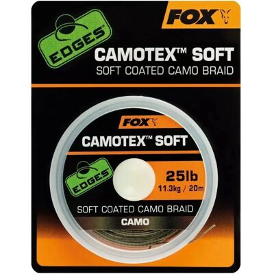 Fox Camotex Soft 20 m - Camouflage - Ligne de pêche - Publicité Fox Camotex Soft 20 m - Camouflage - Ligne de pêche - Publicité