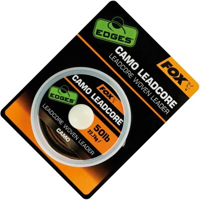 Fox Edges Leadcore - Tarnmuster - 50 lb - Angelschnur Fox Edges Leadcore - Tarnmuster - 50 lb - Angelschnur