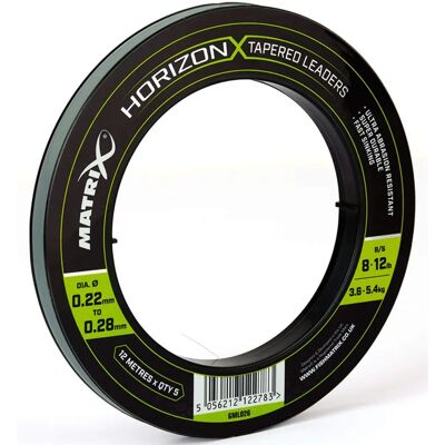 Matrix Horizon X Tapered Shock Leader - 12M Linie Matrix Horizon X Tapered Shock Leader - 12M Linie