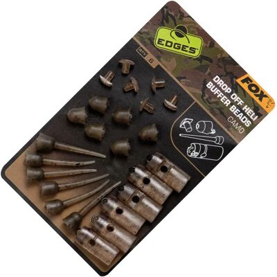 FOX INTERNATIONAL Edges Drop Off Heli Buffer Bead Kit - Kit di perline da pesca FOX INTERNATIONAL Edges Drop Off Heli Buffer Bead Kit - Kit di perline da pesca