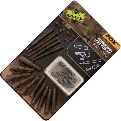 Fox International Edges Camo Power Grip Lead Clip Kit - Équipement de pêche - Publicité Fox International Edges Camo Power Grip Lead Clip Kit - Équipement de pêche - Publicité