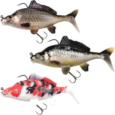 Fox Rage Replicant Carpe 14cm - Koi Carp - Leurres de Pêche - Publicité Fox Rage Replicant Carpe 14cm - Koi Carp - Leurres de Pêche - Publicité