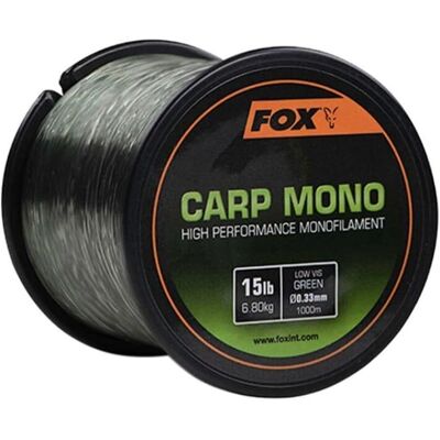 Fox Modell - Carp Mono Gering Sichtbarkeit Grün - Angelschnur Fox Modell - Carp Mono Gering Sichtbarkeit Grün - Angelschnur